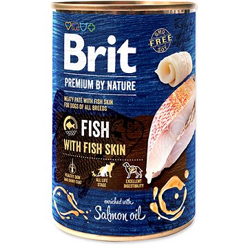 Brit Premium by Nature Fish with Fish Skin 400 g (8595602561889)