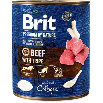 Brit Premium by Nature Beef with Tripes 800 g (8595602538003)