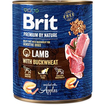 Brit Premium by Nature Lamb with Buckwheat 800 g (8595602538027)