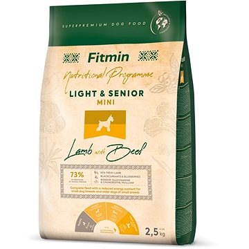 Fitmin dog mini light senior lamb&beef 2,5 kg (8595237033331)