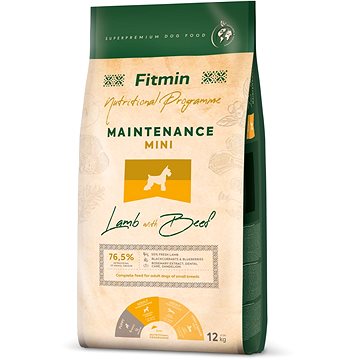 Fitmin dog mini maintenance lamb&beef 12 kg (8595237033317)