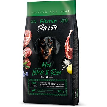 Fitmin For Life Dog Lamb & Rice Mini 12 kg (8595237034260)