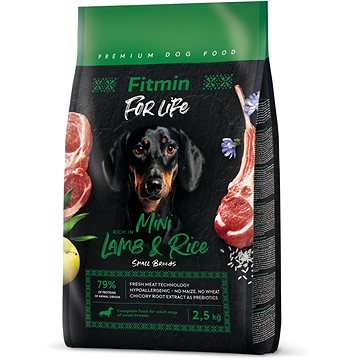 Fitmin For Life Dog Lamb & Rice Mini 2,5 kg (8595237034277)