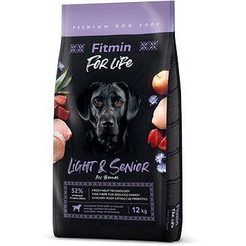Fitmin For Life Dog Light & Senior 12 kg (8595237034062)