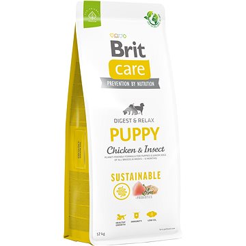 Brit Care Dog Sustainable s kuřecím a hmyzem Puppy 12 kg (8595602558629)