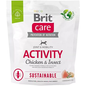 Brit Care Dog Sustainable s kuřecím a hmyzem Activity 1 kg (8595602559244)