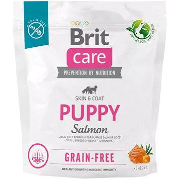 Brit Care Dog Grain-free s lososem Puppy 1 kg (8595602558827)