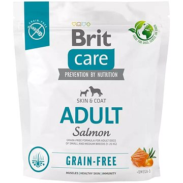 Brit Care Dog Grain-free s lososem Adult 1 kg (8595602558858)