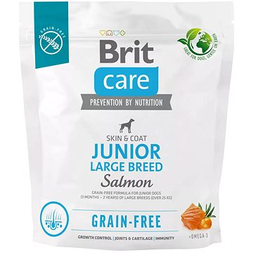 Brit Care Dog Grain-free s lososem Junior Large Breed 1 kg (8595602558889)
