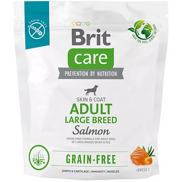 Brit Care Dog Grain-free s lososem Adult Large Breed 1 kg (8595602558919)