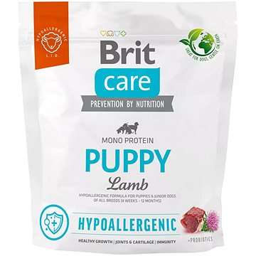 Brit Care Dog Hypoallergenic s jehněčím Puppy 1 kg (8595602558971)