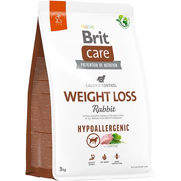 Brit Care Dog Hypoallergenic s králičím Weight Loss 3 kg (8595602559176)