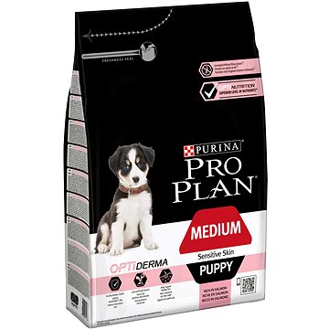 Pro Plan medium puppy sensitive skin losos 3 kg (7613035114838)