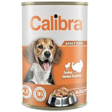 Calibra Dog konzerva turk, chicken & pasta in jelly 1240 g (8594062089681)