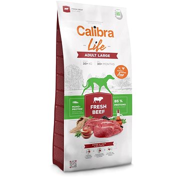 Calibra Dog Life adult large fresh beef 12 kg (8595706701235)