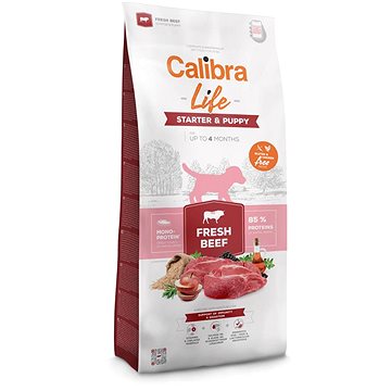 Calibra Dog Life starter & puppy fresh beef 12 kg (8595706701143)