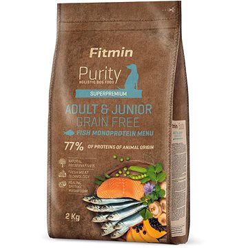 Fitmin Purity Dog grain free Adult & Junior Fish Menu 2 kg (8595237034024)