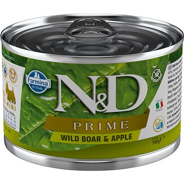 N&D Dog Prime adult Boar & Apple Mini 140 g (8606014102253)