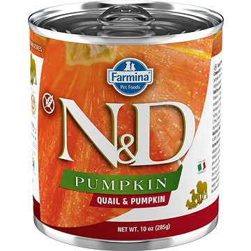 N&D Dog Pumpkin adult Quail & Pumpkin 285 g (8606014102598)