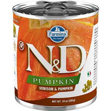 N&D Dog Pumpkin adult Venison & Pumpkin 285 g (8606014102604)