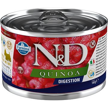 N&D Dog Quinoa adult digestion Lamb & Fennel Mini 140 g (8606014102369)