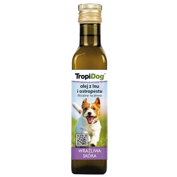 TropiDog Lněný a ostropestřecový olej pro psy 250ml (5900469540428)