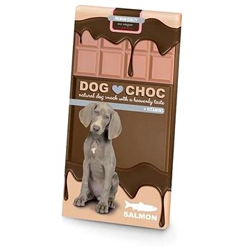 DUVO+ Dog Choc Salmon čokoláda bez cukru s lososem 100g (5414365354657)