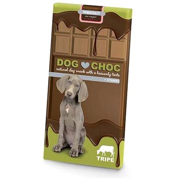 DUVO+ Dog Choc Tripe čokoláda pro psy bez cukru s dršťkami 100g (5414365354695)