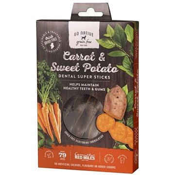 Go Native Super Dental Carrot and Sweet Potato 150g (5390119010294)