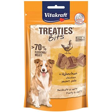 Vitakraft Dog pochoutka Treaties Bits kuřecí 120 g (4008239367211)
