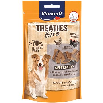 Vitakraft Dog pochoutka Treaties Superfood bezinka 100 g (4008239398093)