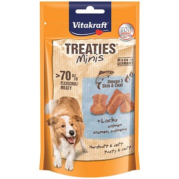 Vitakraft Dog pochoutka Treaties Minis losos omega 3 48 g (4008239340481)