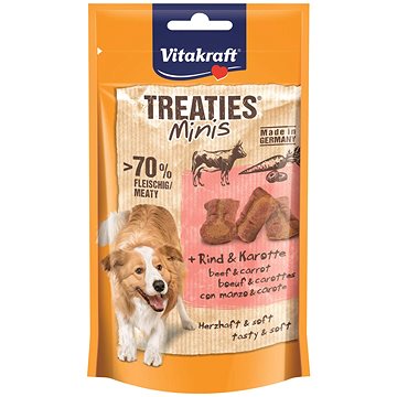 Vitakraft Dog pochoutka Treaties Minis hovězí mrkev 48 g (4008239595621)