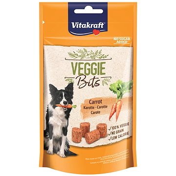 Vitakraft Dog pochoutka Veggie bits mrkev 40 g (4008239595171)