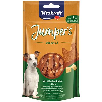 Vitakraft Dog pochoutka Jumpers minis kuřecí se sýrem 80g (4008239596031)