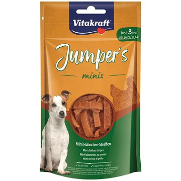 Vitakraft Dog pochoutka Jumpers minis stripes kuřecí 80g (4008239596048)