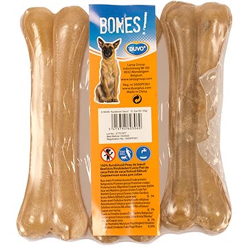 Duvo+ Bones! Lisovaná buvolí kost 12,5cm 3ks (5413794603060)