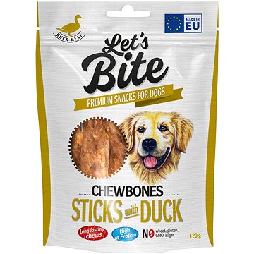 Let’s Bite Chewbones Sticks with Duck 120 g (8595602556953)