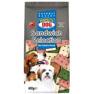 Perfecto Dog sušenky sanwich selection 400g (4036897217876)