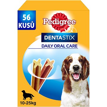 Pedigree Dentastix Daily Oral Care dentální pamlsky pro psy středních plemen 56ks 1440g (5998749142899)