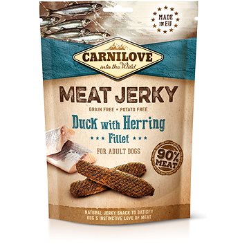 Carnilove Jerky Duck & Herring Fillet 100 g (8595602551972)