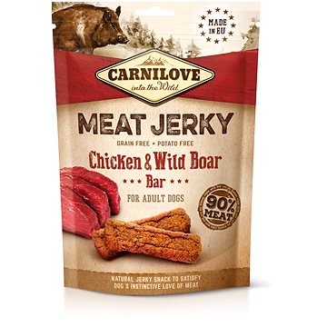 Carnilove Jerky Wild Boar & Chicken Bar 100 g (8595602552023)
