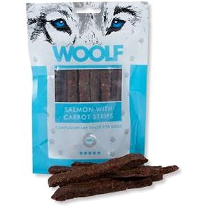 Woolf Salmon with Carrot Stripes 100 g (8594178550136)