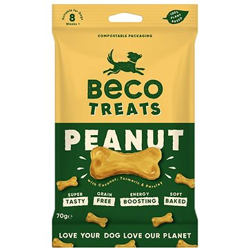 Beco Treats Odměna pro psy Peanut 70g (5060189755837)