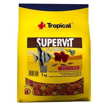 Tropical supervit flakes 1kg základní vločkové krmivo pro akvarijní ryby (6977191)