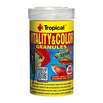 Tropical vitality&color granules 100ml/55g krmivo s vyfarbujúcim a vitalizujícím účinkem (6960243)