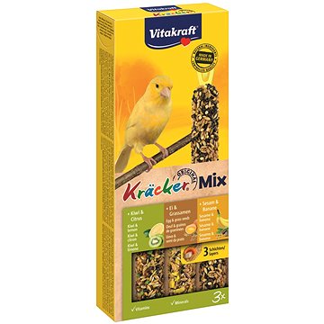 Vitakraft Kracker kanár vejce-kiwi-sezam 3 ks (4008239212139)
