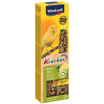 Vitakraft Kracker kanár kiwi+citrus 2 ks (4008239212696)