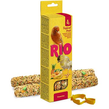 RIO tyčinky pro kanárky s tropickým ovocem 2 × 40g (4602533786336)