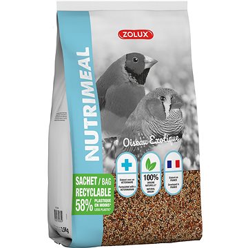 Zolux Nutrimeal krmivo pro exotické ptáky 2,5 kg (3336021390859)